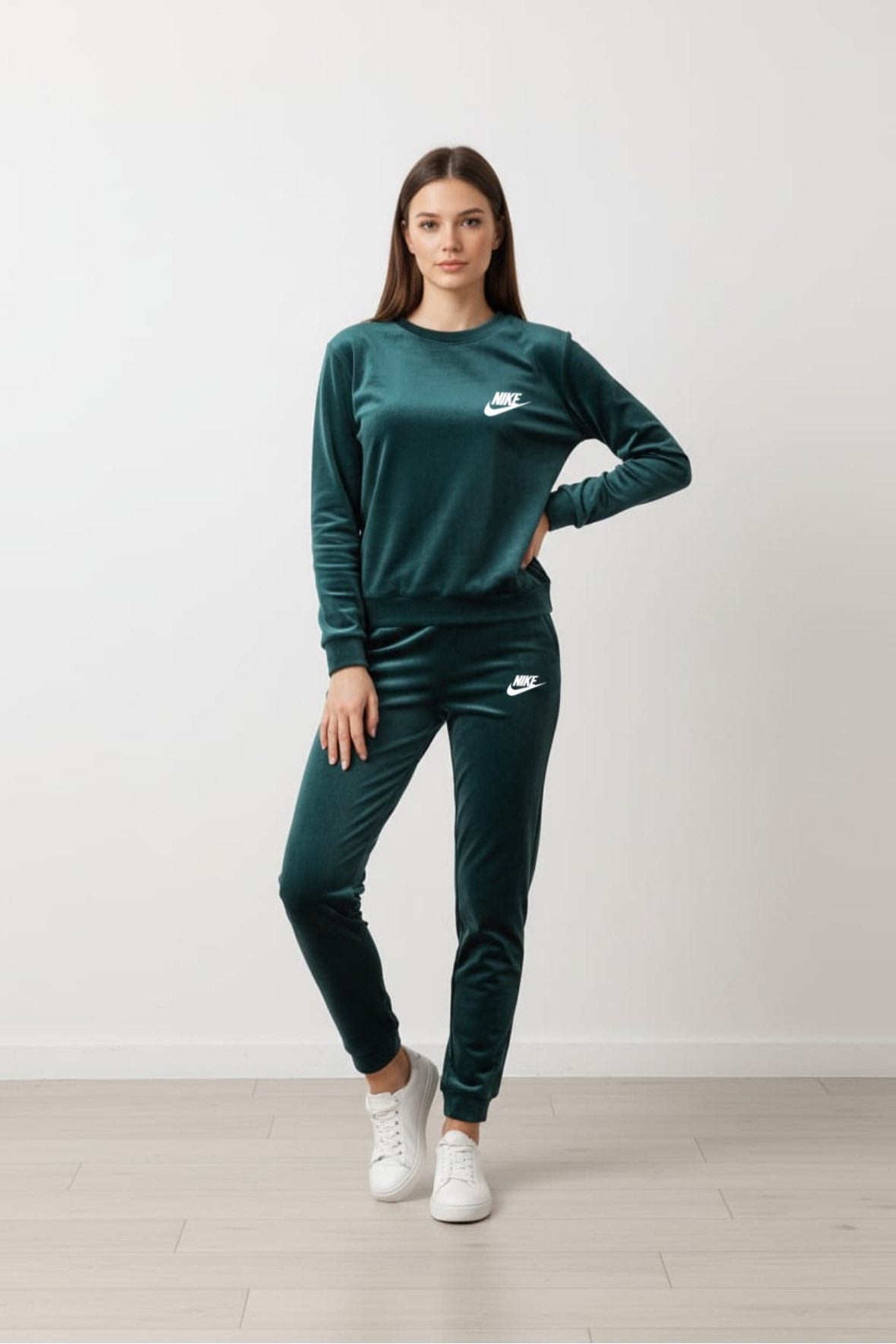 Dres damski welurowy