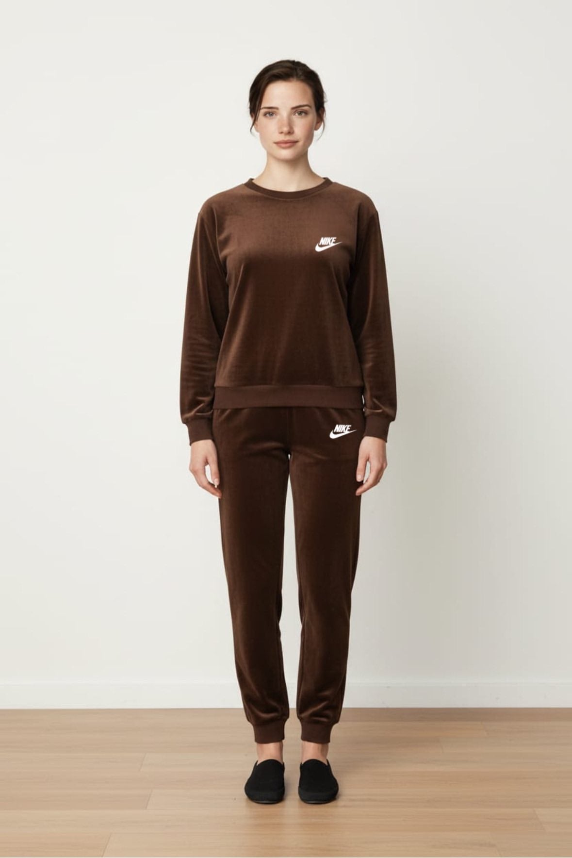 Dres damski welurowy