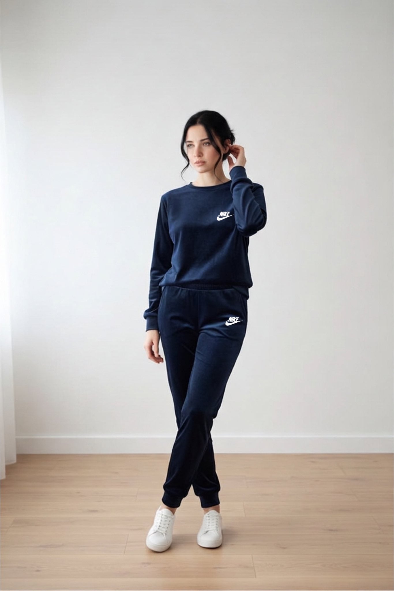 Dres damski welurowy