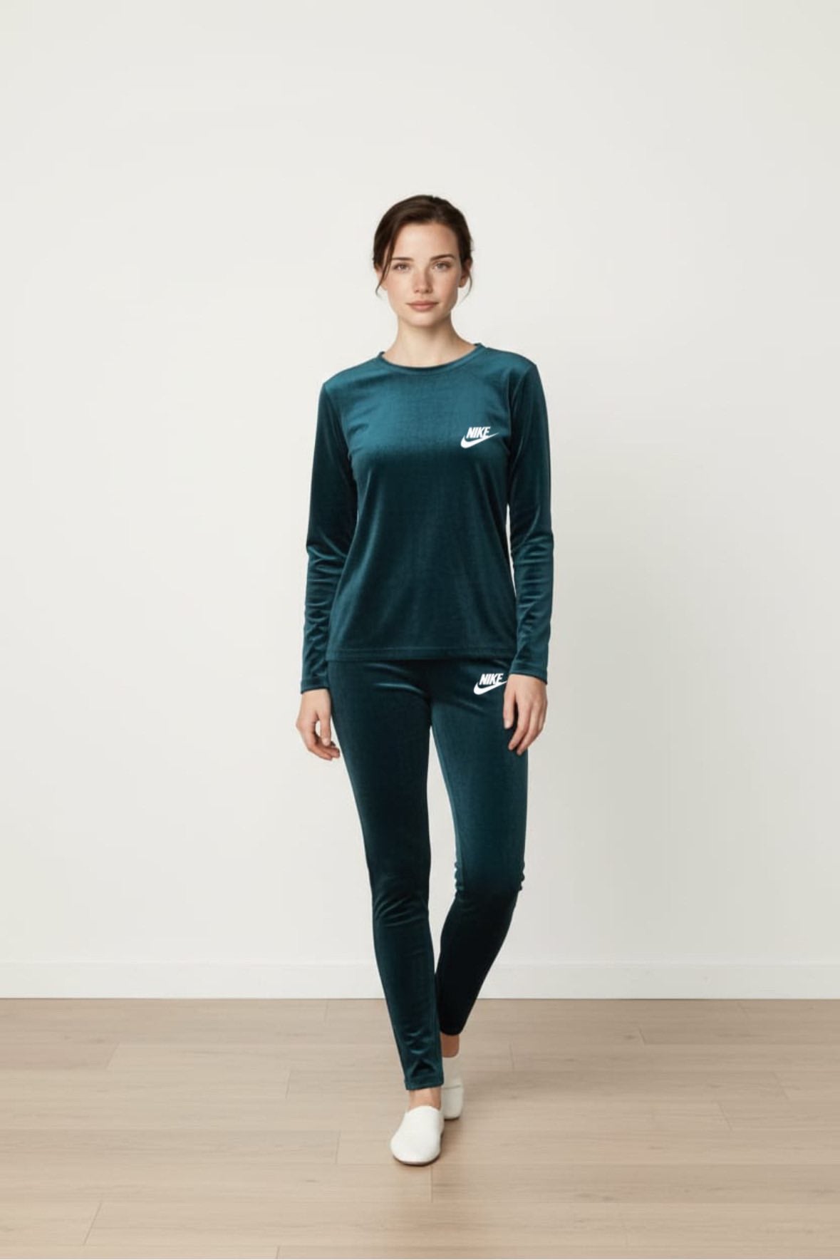 Dres damski welurowy